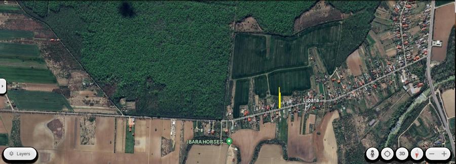 CIOLPANI - Luparie (stradal), 1.600 mp. teren intravilan, deschidere de 16 ml. - 5