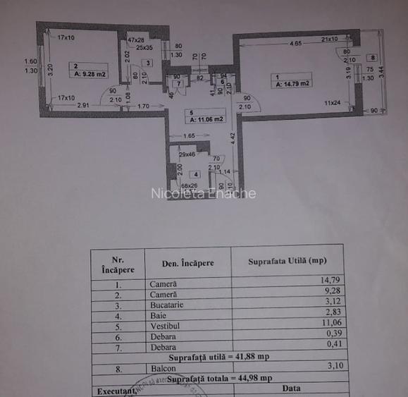 Vanzare apartament 2 camere, decomandat Vanzare apartament 2 camere, decomandat