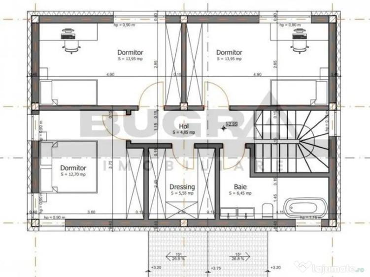 Casa individuala | 119 mp utili | 438 mp teren | Dezmir - 3