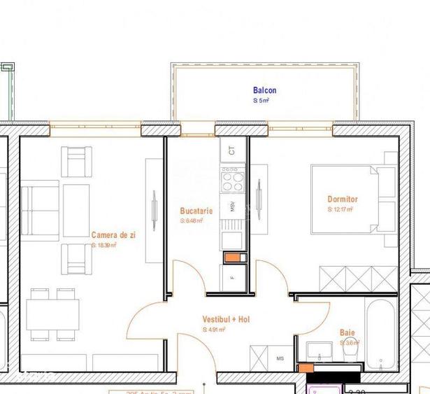 Ocazie Unica: 2 Camere + Parcare CADOU | 110.000 (TVA 0%) in Cosmop - 5
