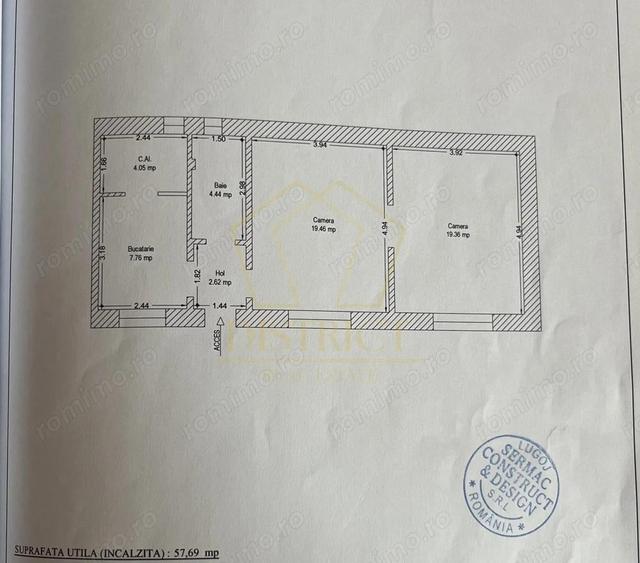 COMISION 0 | Apartament spa?ios cu 2 camere | Ion Dragalina - 3