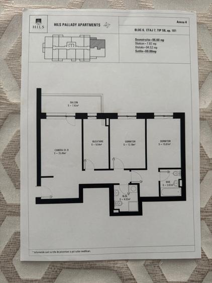 Ap 3  cam Hills Pallady 77 mp  finisat premium parcare inclusa - 15