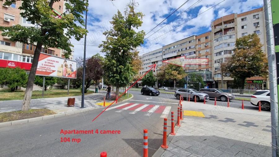 Apartament de inchiriat 4 camere, 104 mp Unirii Nord, Buzau