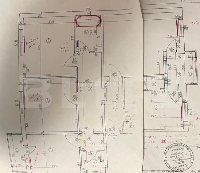 Apartament de vanzare cu 4 camere 96,37 mp, zona 1 Mai