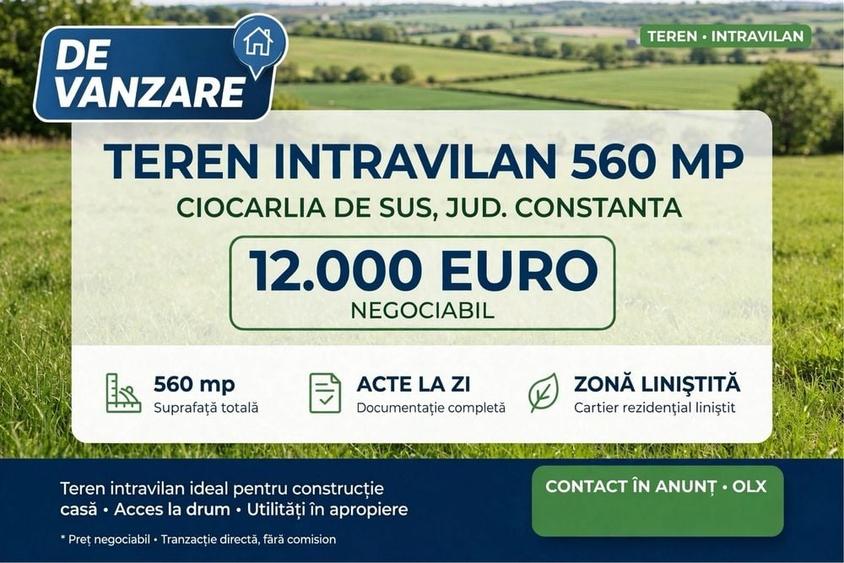 Spațiu comercial, în Ciocârlia