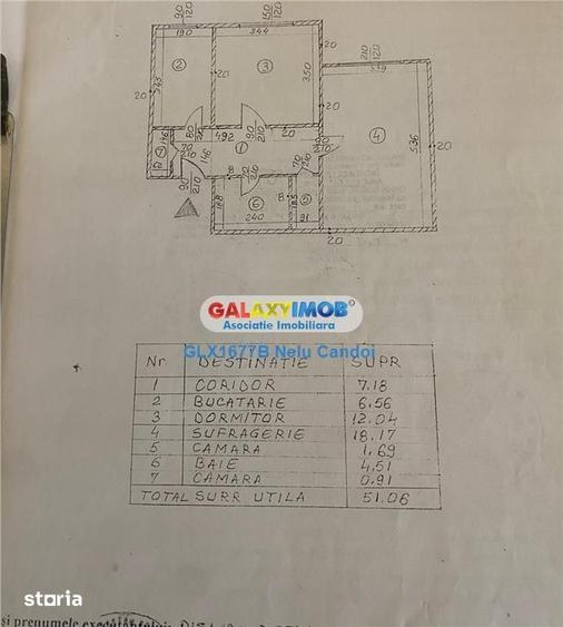 Apartament cu 2 camere în Rahova