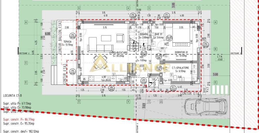 5 CAMERE 4 BAI - P+1 - VILA INDIVIDUALA - FINISAJE LA ALEGERE - 6