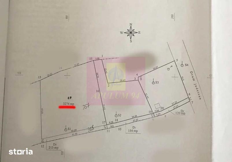 Teren de 3274 mp, în Brebu