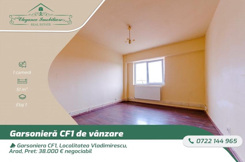 Garsoniera CF 1, Localitatea Vladimirescu, Arad - 1