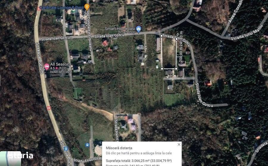 Teren 3000 mp Bucium Padurea de pini,PUZ - 1