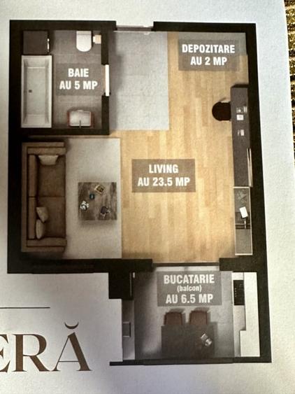 Garsoniera COMISION 0% 39 MP Militari Residence super oferta! - 1