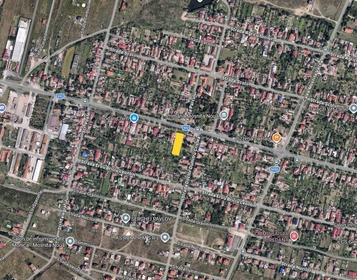 Teren ultracentral in Moșnița Nouă | 1267 mp | Vad comercial excelent - 2