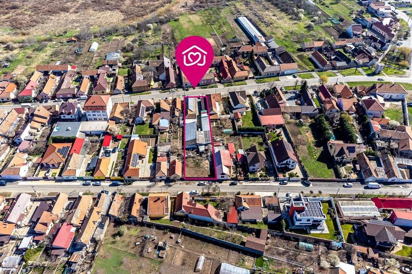 Teren 1358 mp, 2 fronturi stradale, Aradul Nou, toate utilitățile - 4