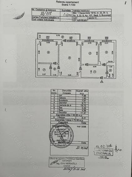 Vanzare apartament 3 camere - 4
