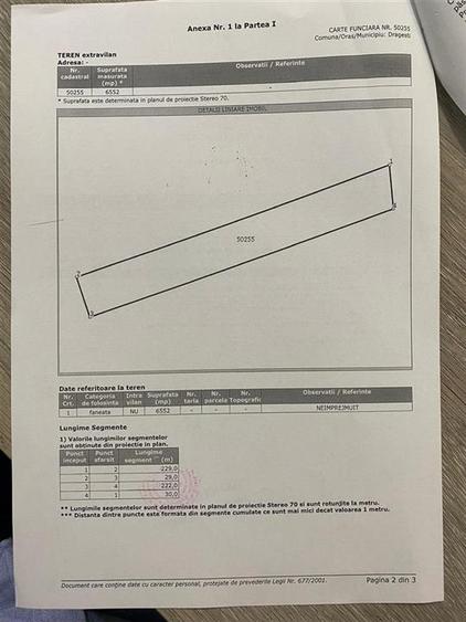 RECO Teren extravilan in Dragesti spre Stracos 6552mp - 4