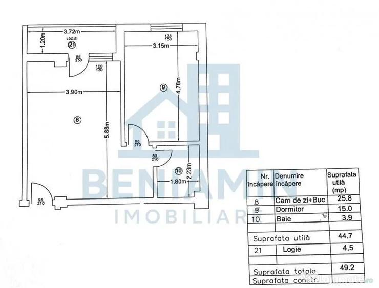 Doua camere Magnolia bloc nou parcare si curte privata -m... - 1