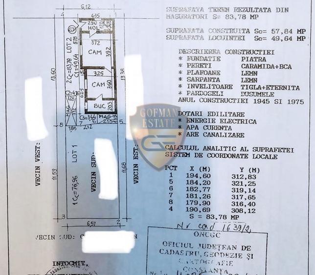 CASA 2 camere, 58mp TOMIS II teren 84 mp, centrala gaze, aer conditionat parcare - 25