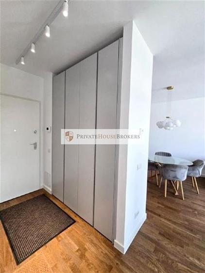 Apartament cu 2 camere semidecomandat, mobilat în Băneasa