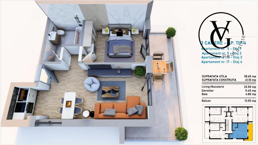 Apartamente Mamaia Sat/Lidl cu rate la dezvoltator  2 ani - 8