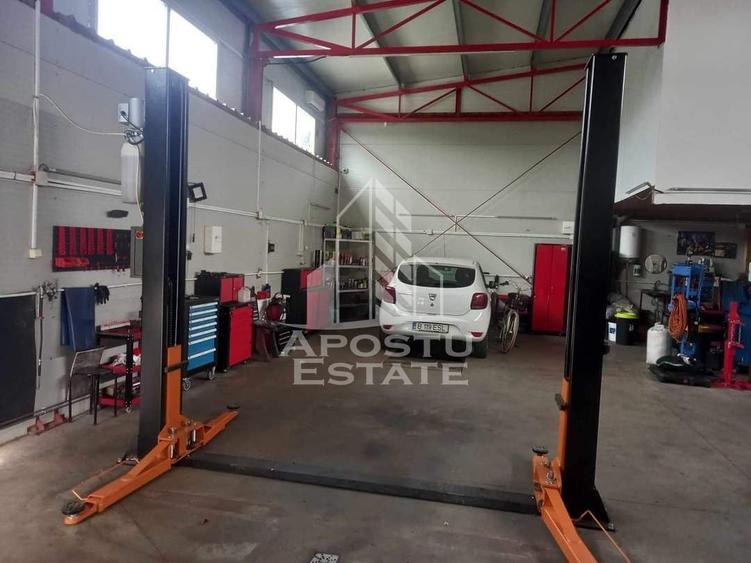 Sediu firma /birouri 60 mp/hala 160 mp/curte privata 240 mp Giroc - 7