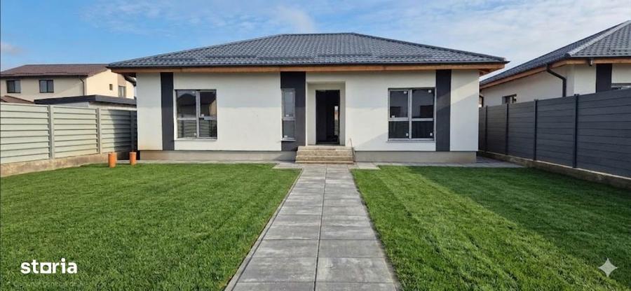 DOMNESTI 5 min Centura, casa 4 Camere parter cu placa beton,Comision 0 - 5