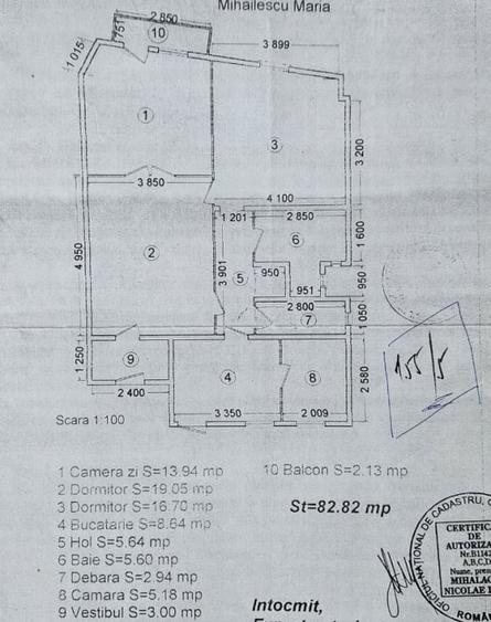 Apartament 3 Camere Romana | strada Drobeta | Centrala | comision 0% - 21