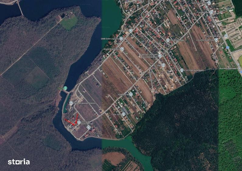 Teren de 664 mp, în Brănești
