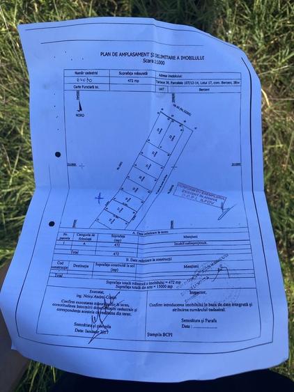 Teren de 472 mp, în Berceni