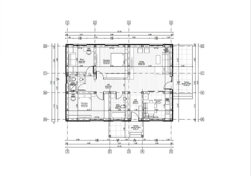 Casa Plan Parter 4 camere, 100 mp, 500 mp teren Vorovesti - 4