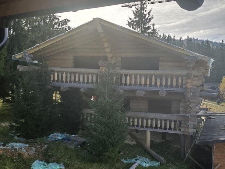 Vand cabana lemn rotund - 6