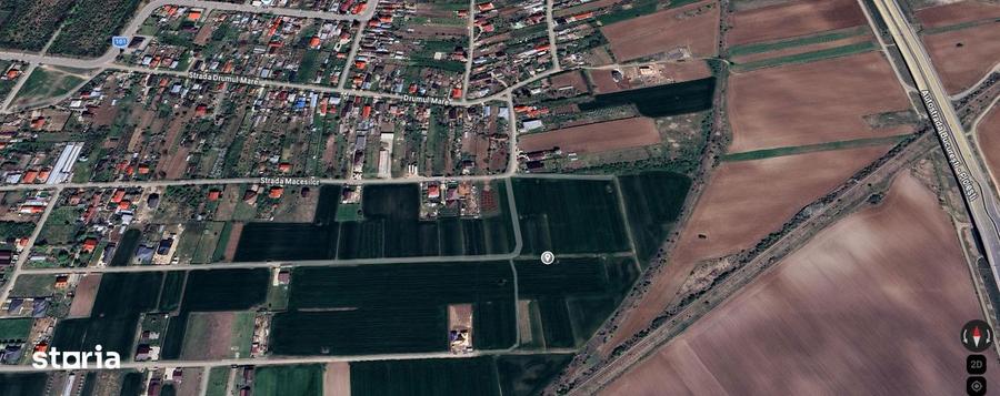 Teren Moara Vlasiei 1500mp 25 m deschidere 60 m latime - 3