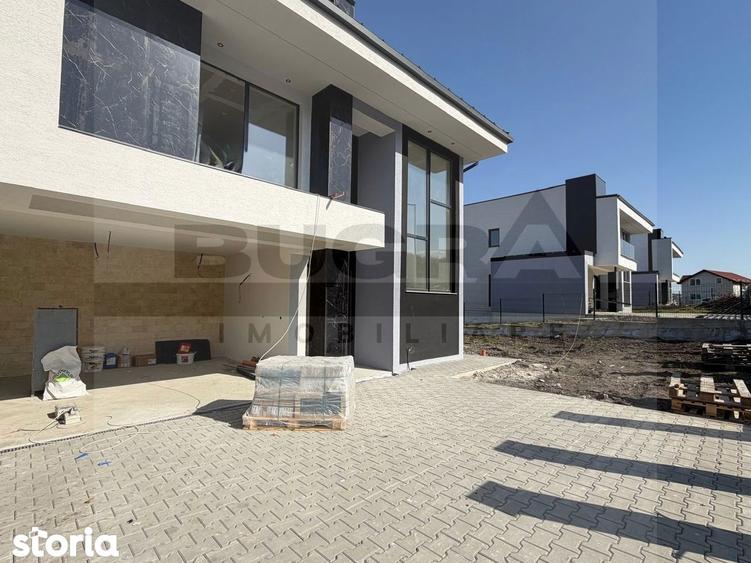 Casa individuala de lux, 119mp, teren 600mp, panoramic, Popesti - 13