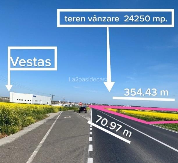 Vanzare Teren 2.5 ha. Constanta aeroport Mihail Kogalniceanu Vanzare Teren 2.5 ha. Constanta aeroport Mihail Kogalniceanu