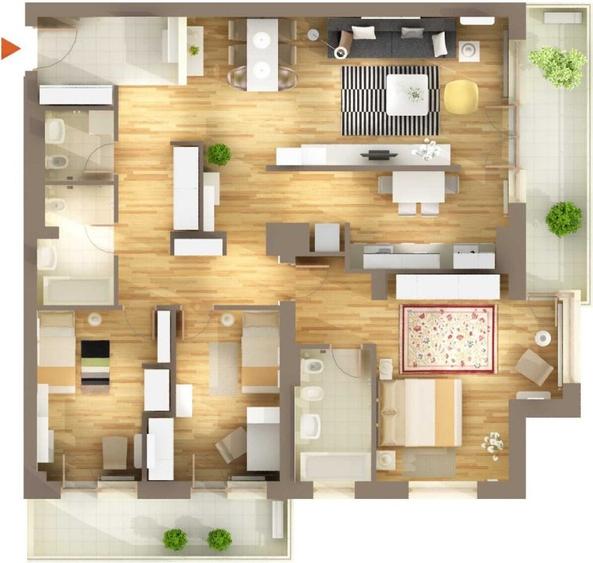 APARTAMENT 4 CAMERE MOBILAT  IN BANEASA, PROPRIETAR - 11