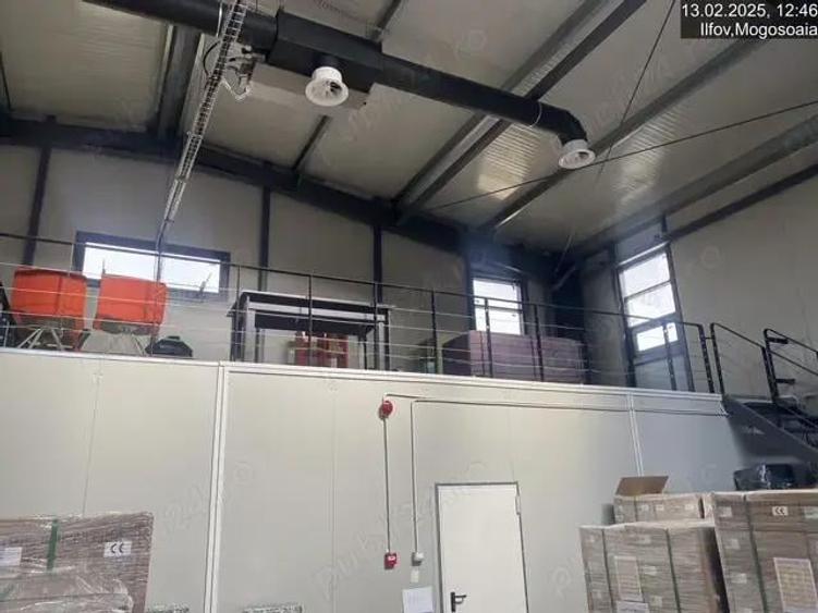 600mp Hala spatiu de depozitare productie + rafturi. Centura Bucuresti - direct proprietar - 2