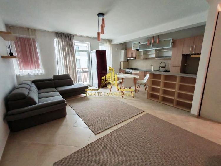 Apartament cu 2 camere semidecomandat, mobilat în Bună Ziua