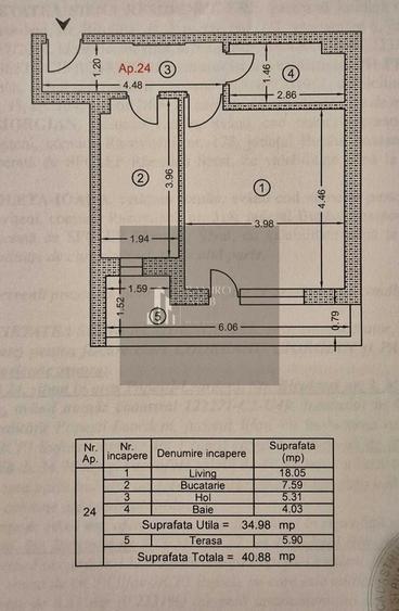 GARSONIERA POPESTI, DECOMANDATA, 41MP, CENTRALA, LOC PARCARE - 8