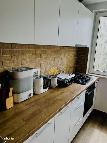 2 camere | 10 sec metrou Raul Doamnei | Renovat 2023 | Mobilat | Etaj - 10