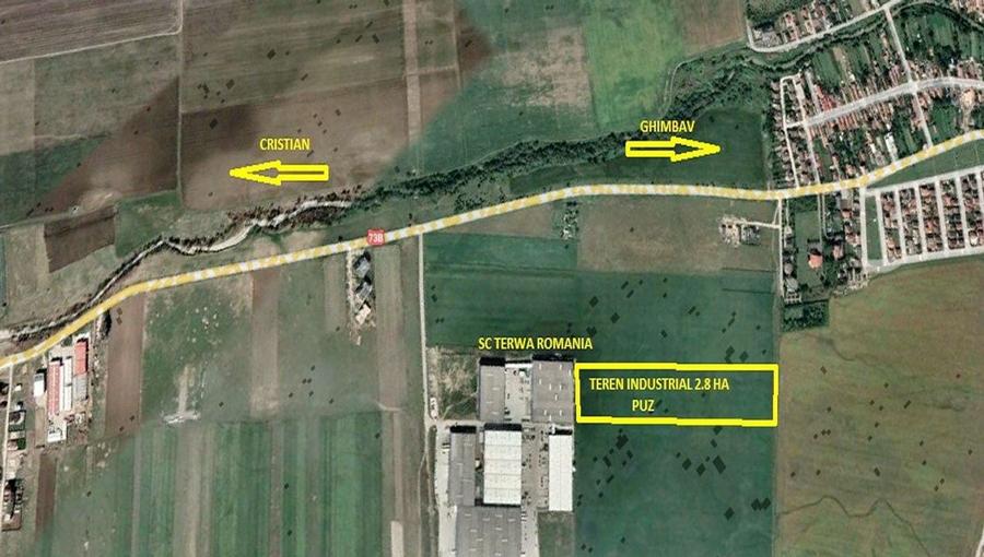 Teren Industrial deosebit Ghimbav - 1
