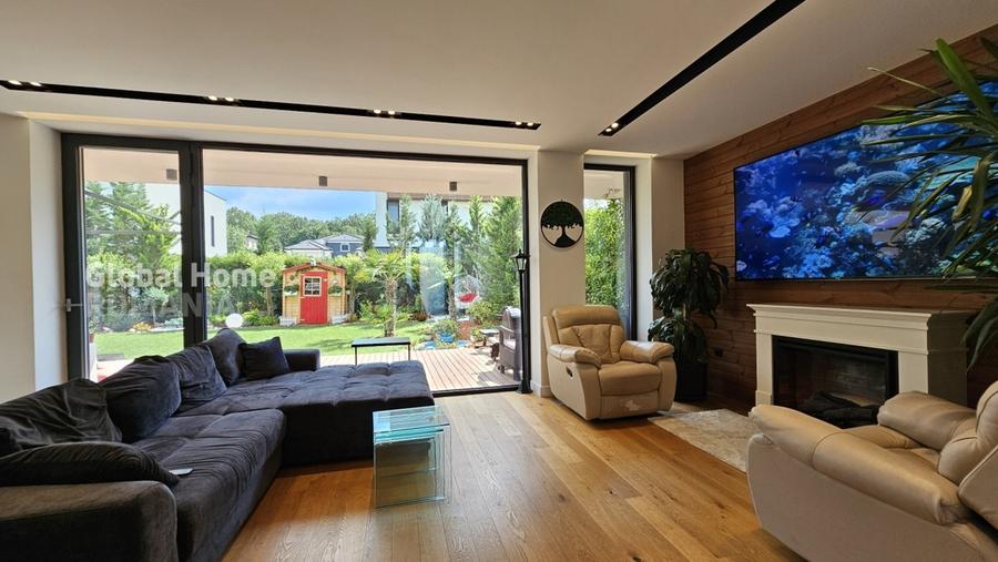 Tunari - Amber Gardens, modern smart villa 153 sqm, 4 rooms + 2 parking - 1