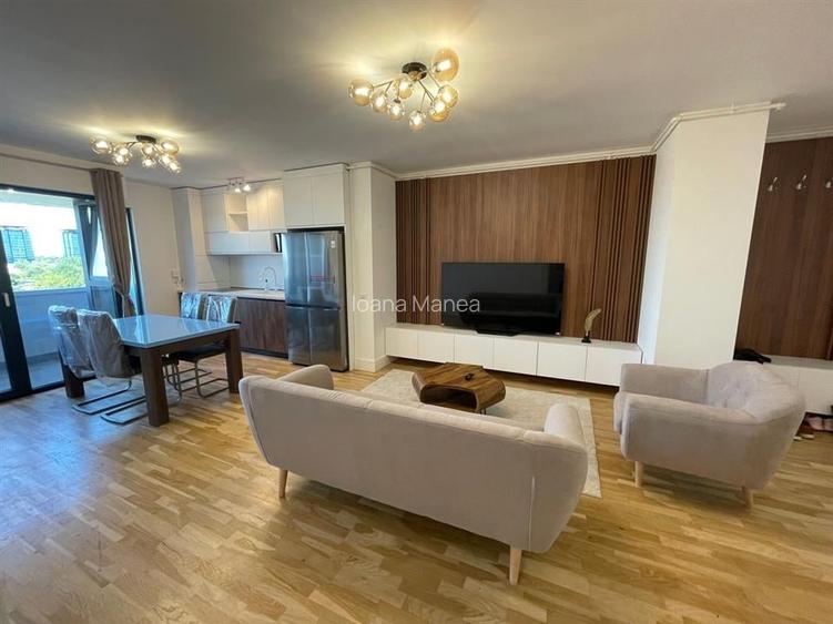 Vanzare apartament lux 2 camere | Barbu Vacarescu | 60mp utili | etaj 7 | mobila