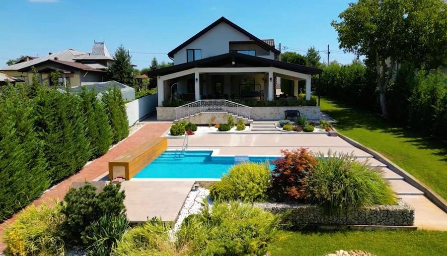 BRANESTI-VILA SUPERBISSIMA,LA LAC,PISCINA,FANTASTICA,UNICAT,700000 EURO - 9