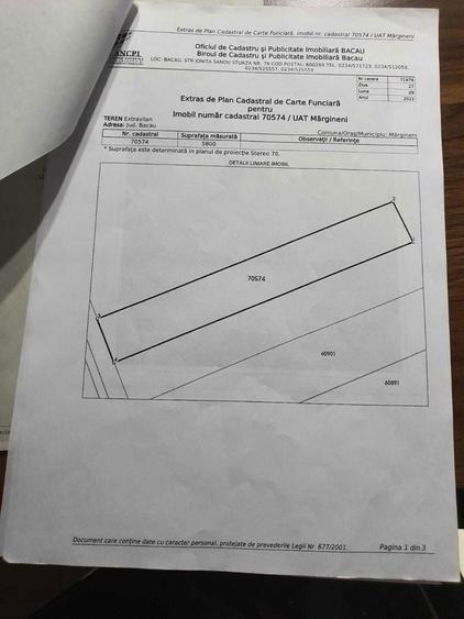 Teren varianta Margineni - Hemeiusi - 1