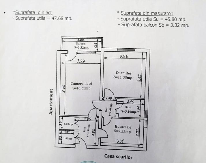 Apartament cu 2 camere, mobilat în Far