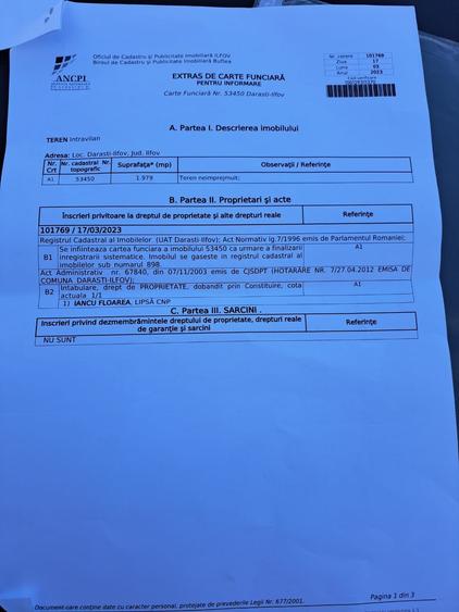 Vand teren intre Darasti Ilfov si orasul Magurele - 6