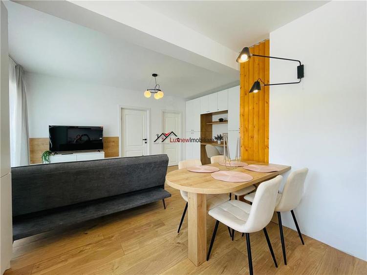 Apartament cu 2 camere semidecomandat, mobilat în Florești