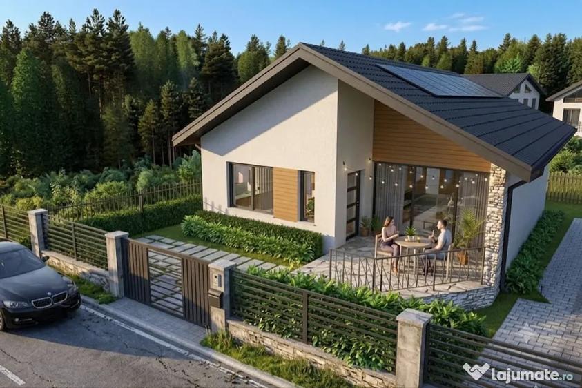 Casă cu 3 camere cu Teren 465 Mp în Izvorani