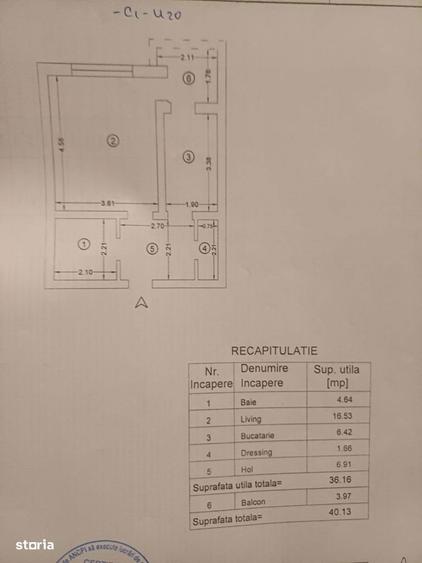Garsonieră decomandată în Bucium