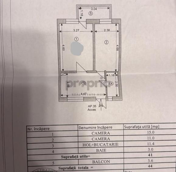 Apartament 2 camere decomandat de vanzare – Str. 9 Mai, Brasov - 14