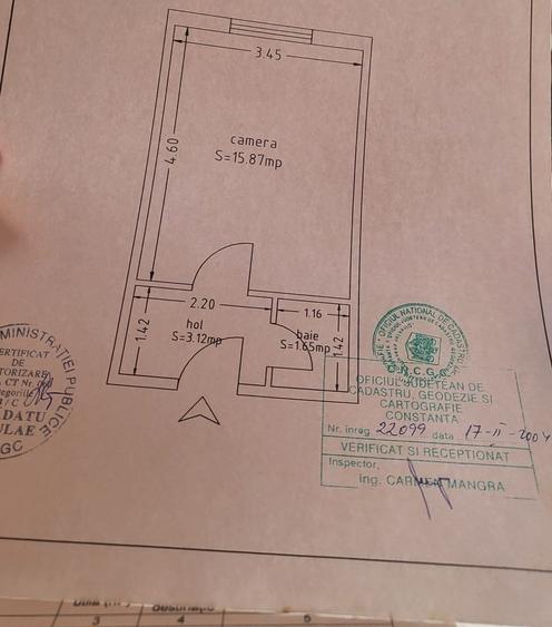 Vanzare garsoniera parter, 21 mp, utilata si mobilata zona CET - 6